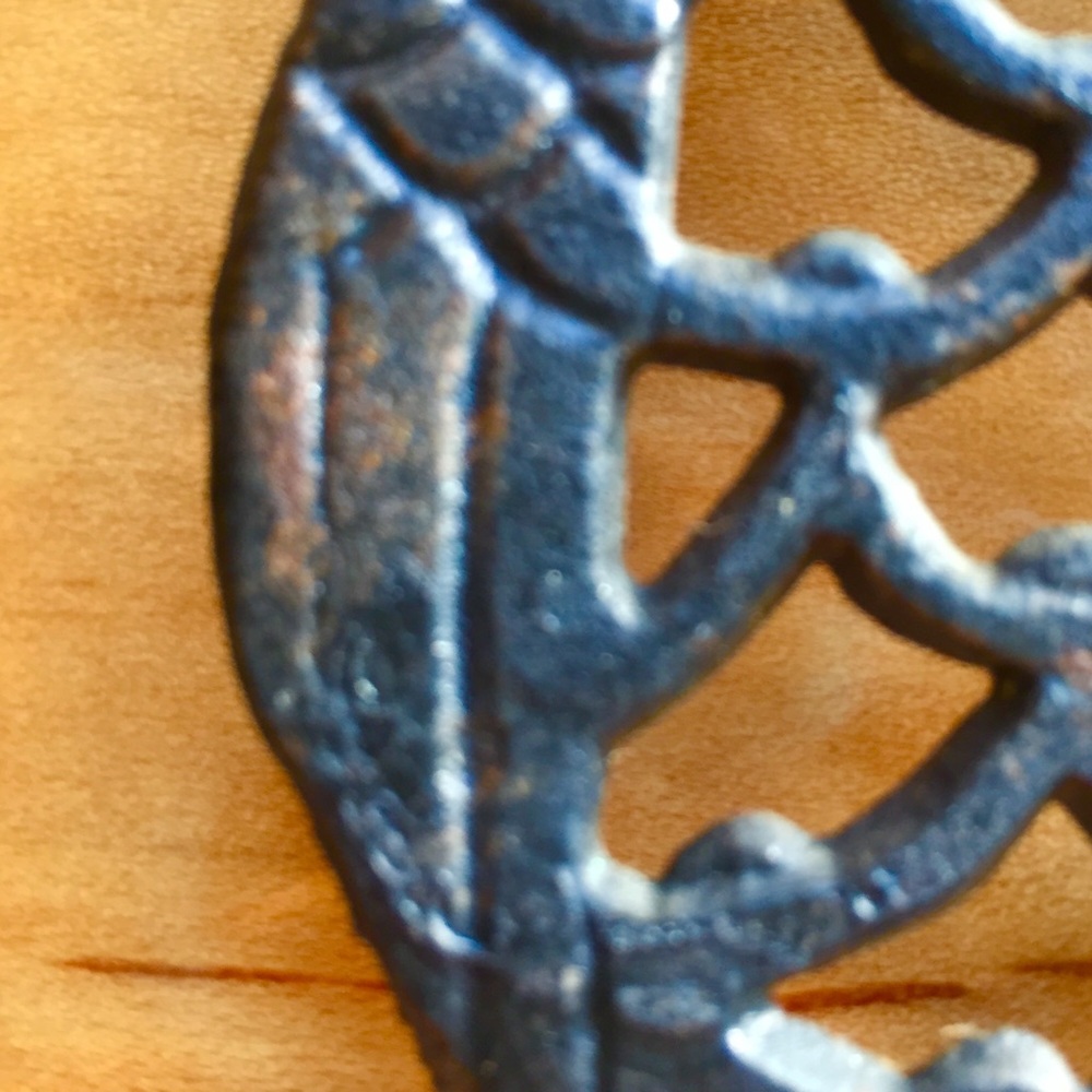 🦉Small cast iron owl trivet VTG 🦉 - Picture 5 of 7